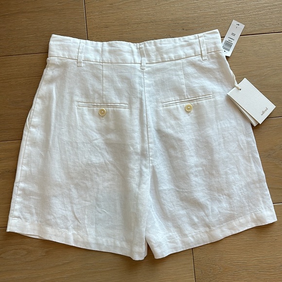 NWT Aritzia white linen short size 2 - Picture 8 of 9
